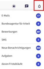 Glockensymbol in zvoove Recruit